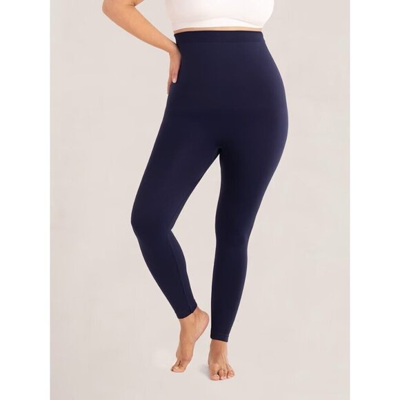 Shapermint Empetua Womens High Waist Shaping Leggings 3XL XXXL Blue 42075 $60 - Picture 2 of 5